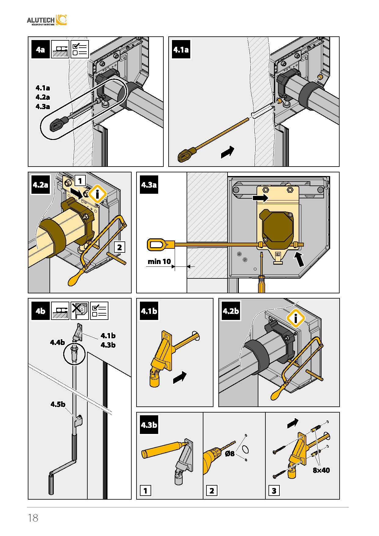 Инструкция по установке рулонных решеток Алютех